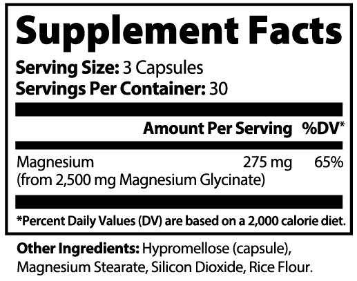 Calm Glow Magnesium
(Magnesium Glycinate)