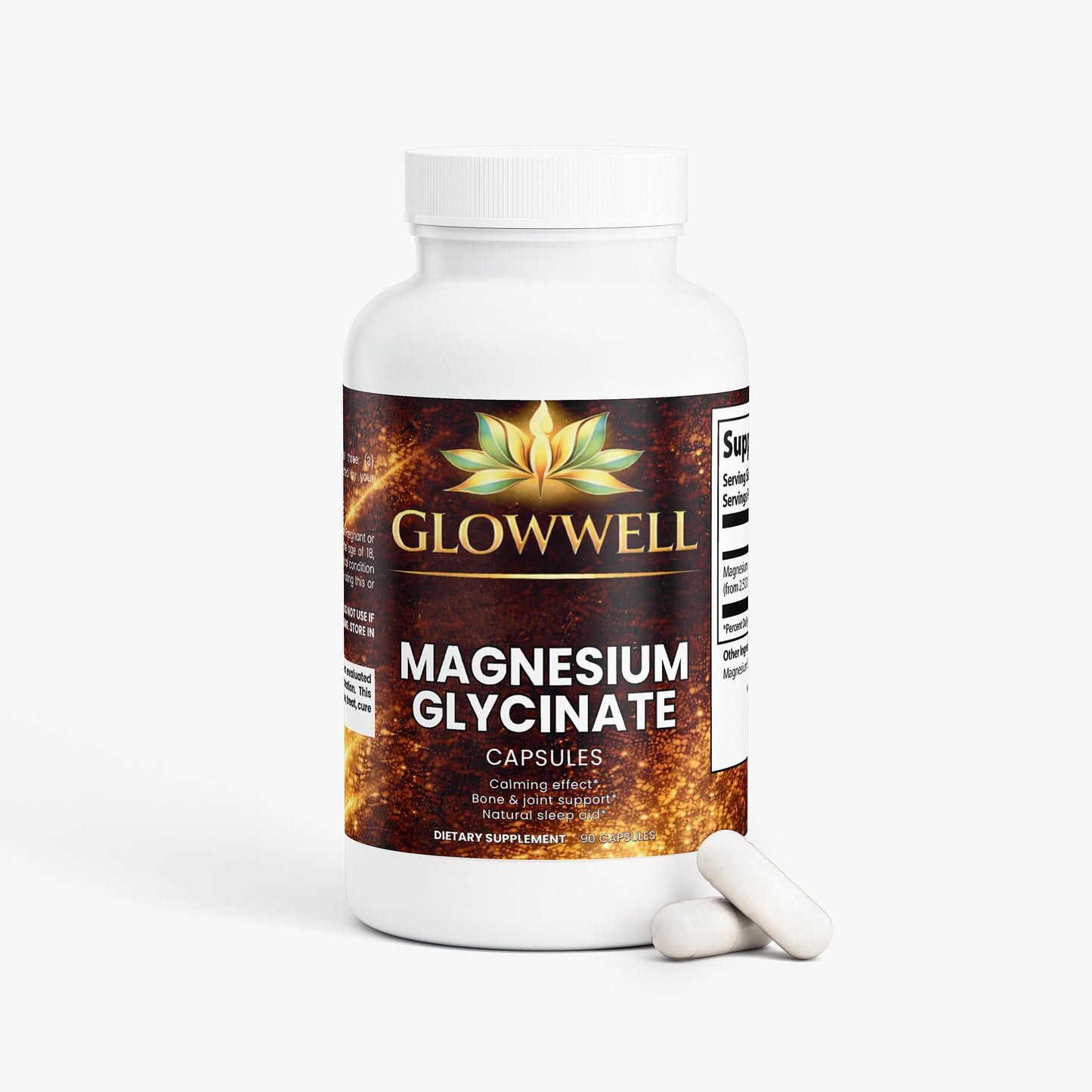 Calm Glow Magnesium
(Magnesium Glycinate)