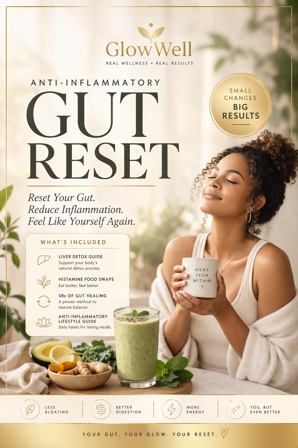 🌿 GlowWell Anti-Inflammatory Gut Reset