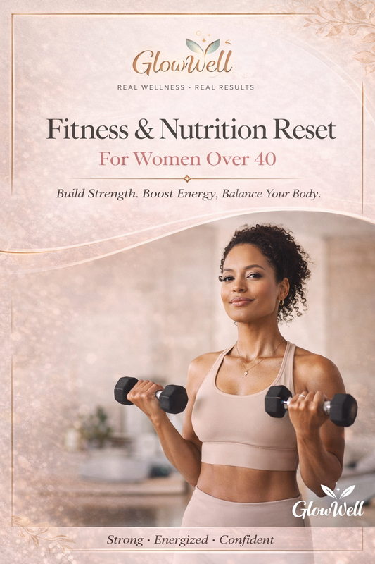 🌿 GlowWell Fitness & Nutrition Reset For Women Over 40